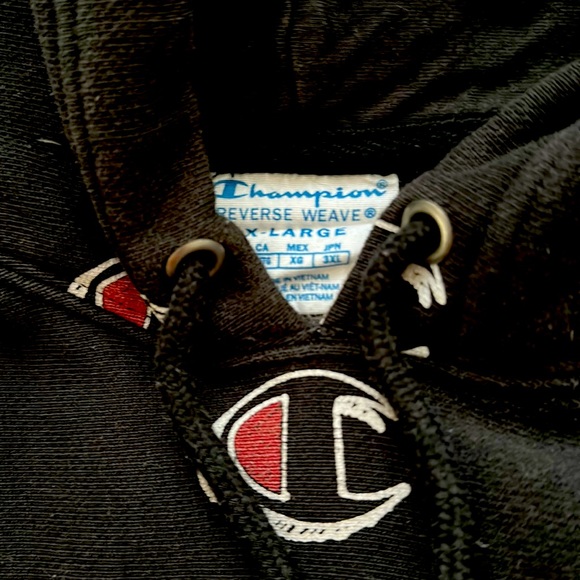 CHAMPION all over logo hoodie - Picture 4 of 4